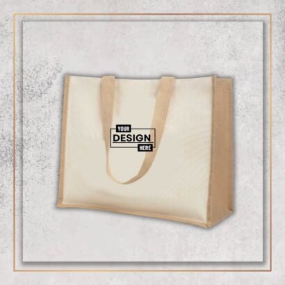 Jute and Cotton Beach Bag