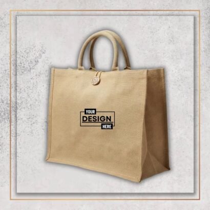 Premium Custom Grocery Shopper Bag with Pocket