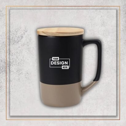 Ceramic Mug with Clay Bottom