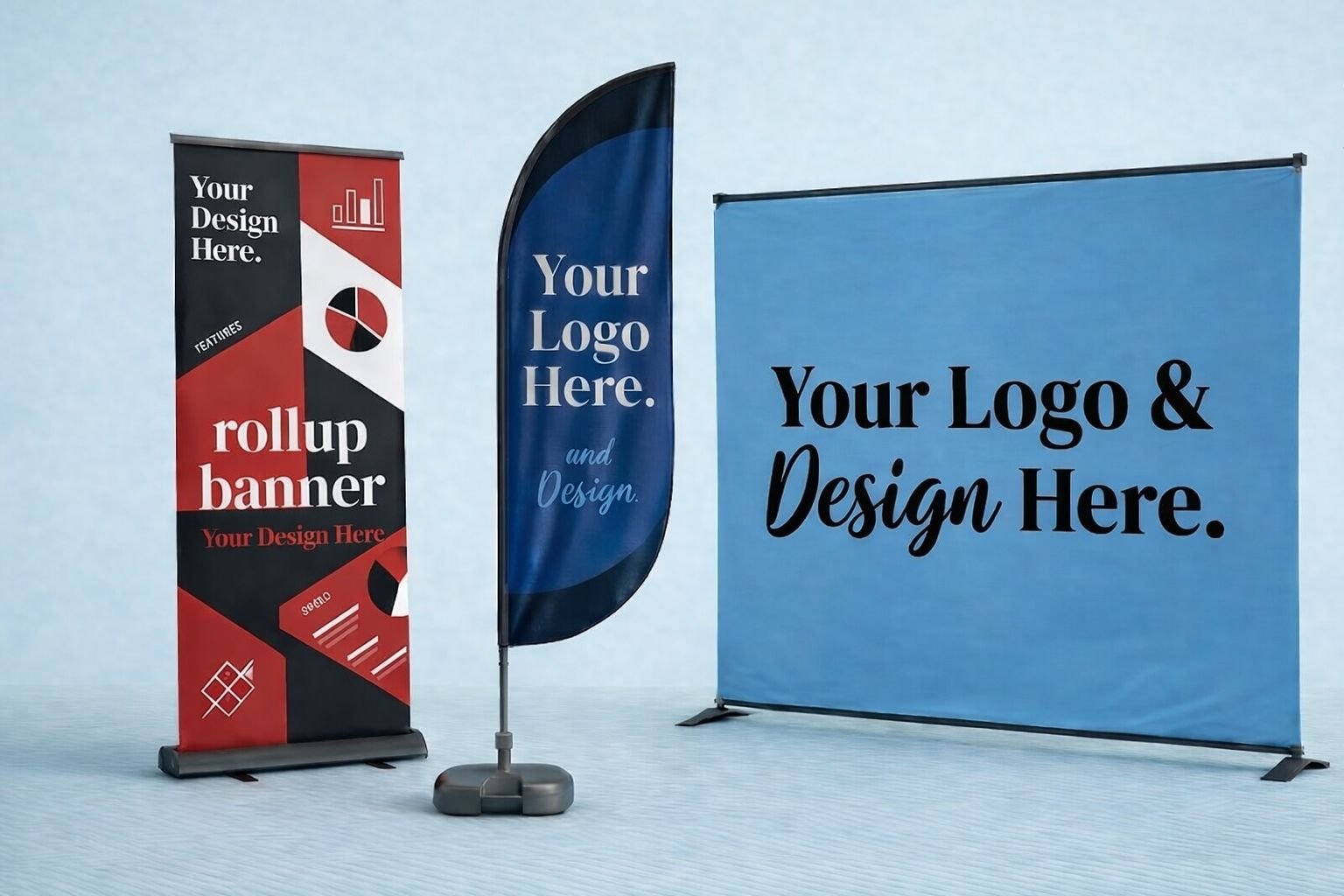 Roll up Banner & Flags